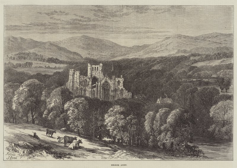 Melrose Abbey von Samuel Read
