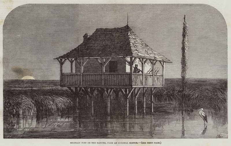 Militärposten an der Donau von Samuel Read