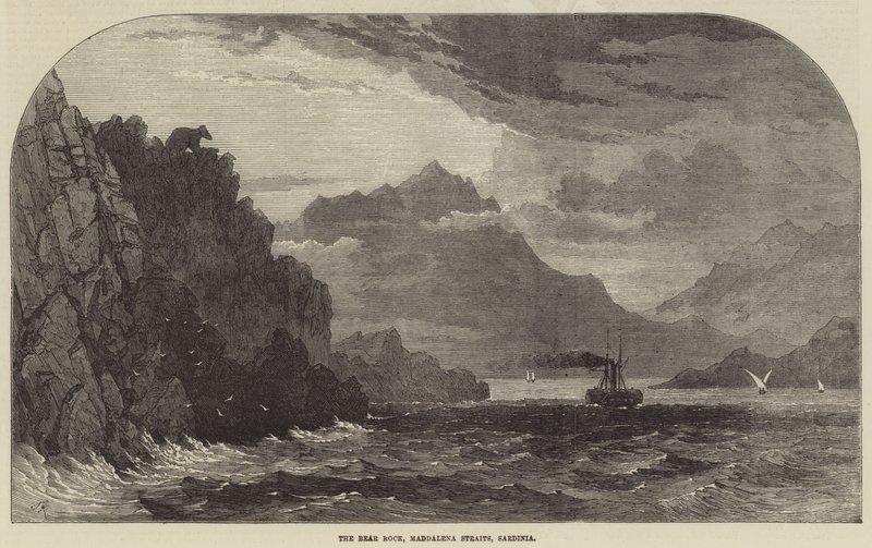 Der Bärenfelsen, Maddalena-Straße, Sardinien von Samuel Read
