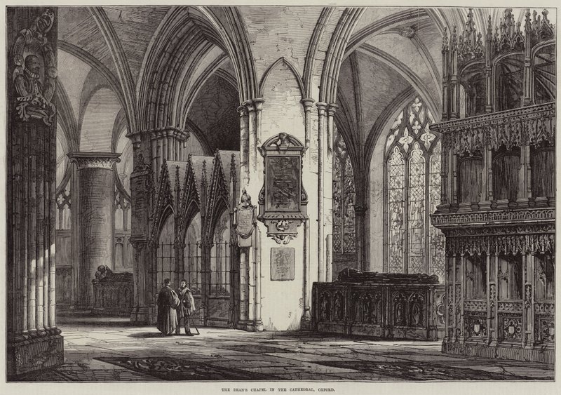 Die Kapelle des Dekans in der Kathedrale, Oxford von Samuel Read