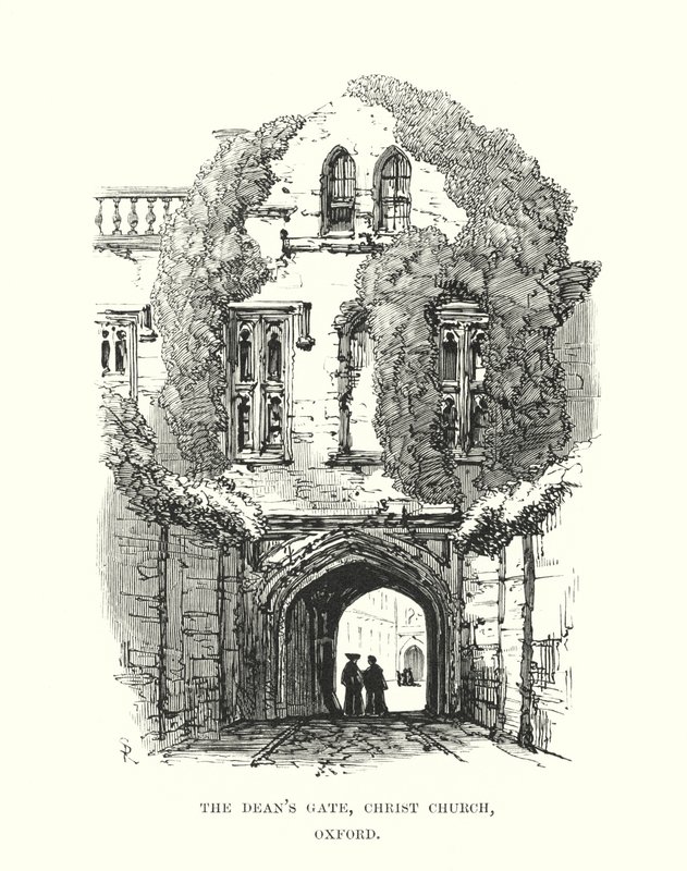 Das Deans Gate, Christ Church, Oxford von Samuel Read
