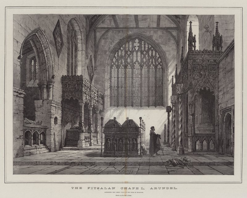Die Fitzalan-Kapelle, Arundel von Samuel Read