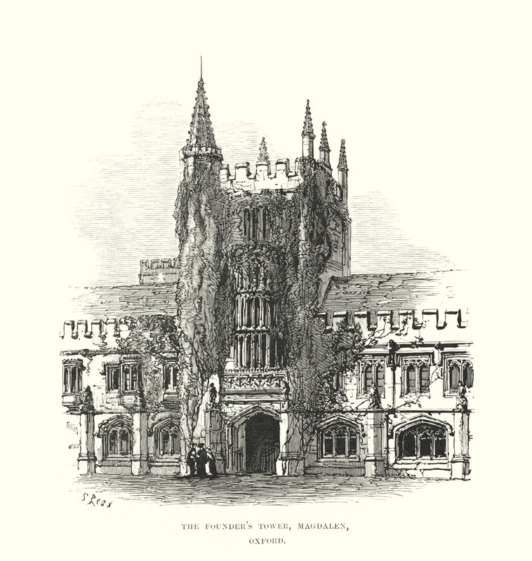 Der Gründerturm, Magdalen, Oxford von Samuel Read