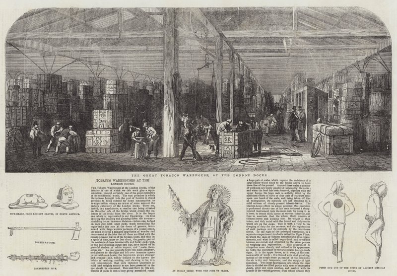 Das große Tabaklagerhaus von Samuel Read