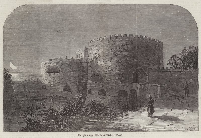Die Mitternachtswache auf Schloss Walmer von Samuel Read