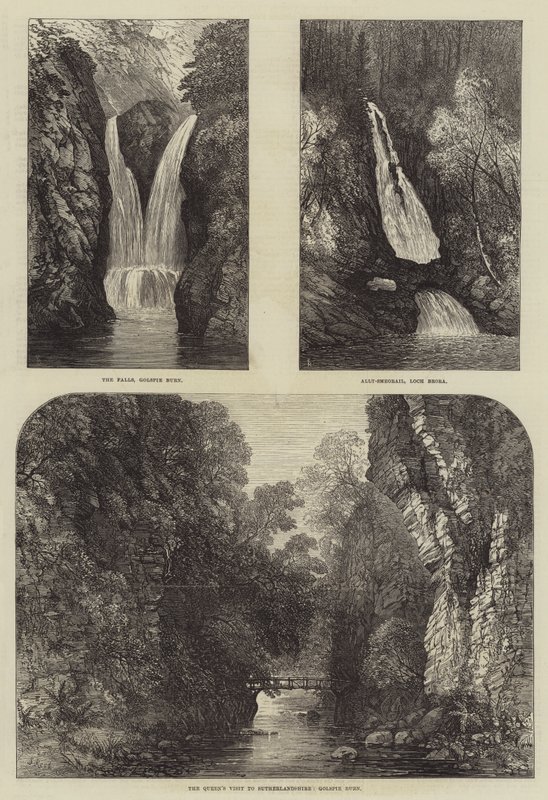 Der Besuch der Königin in Sutherlandshire von Samuel Read