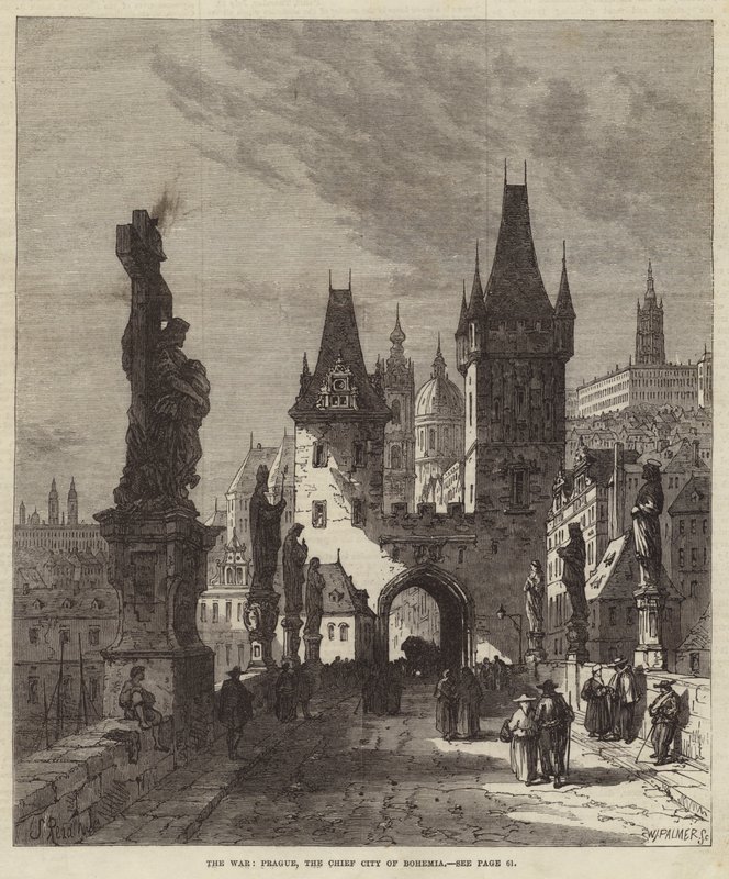 Der Krieg, Prag, die Hauptstadt Böhmens von Samuel Read