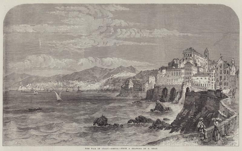 Der Krieg in Italien, Genua von Samuel Read