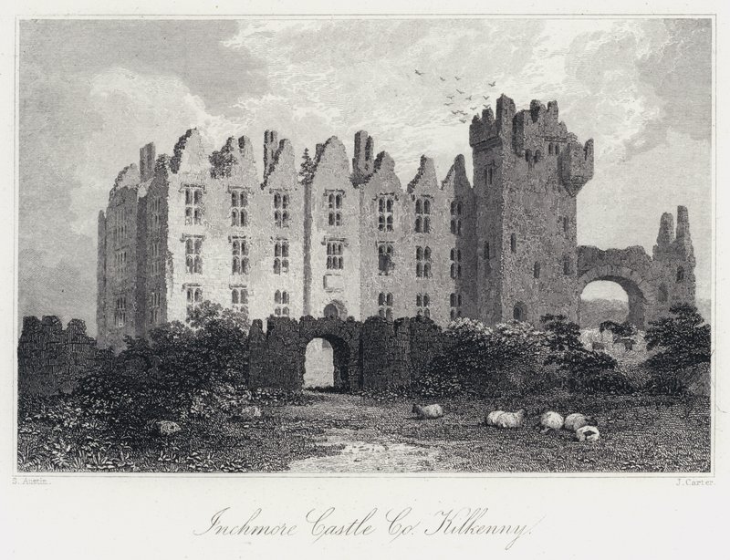Inchmore Castle, Co Kilkenny (Gravur) von Samuel (after) Austin