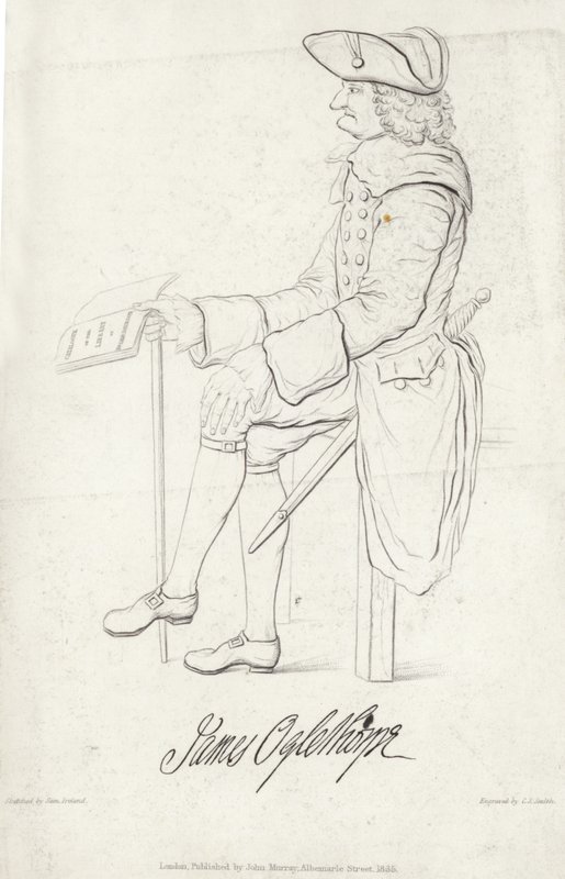 Porträt von James Oglethorpe von Samuel Ireland
