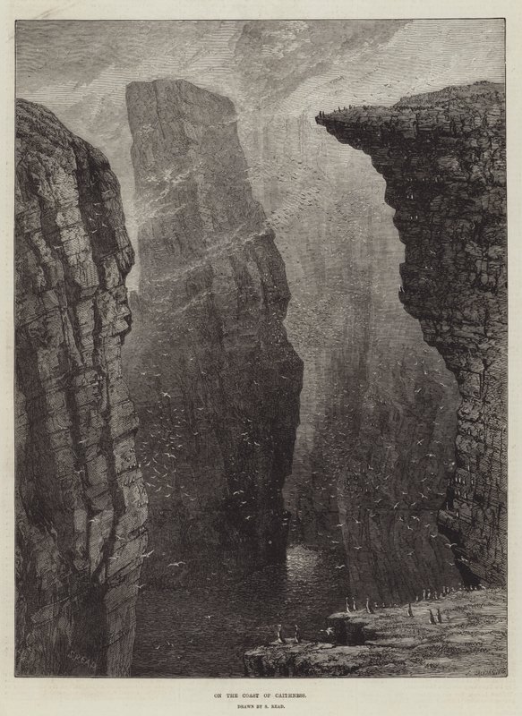 An der Küste von Caithness von Samuel Read