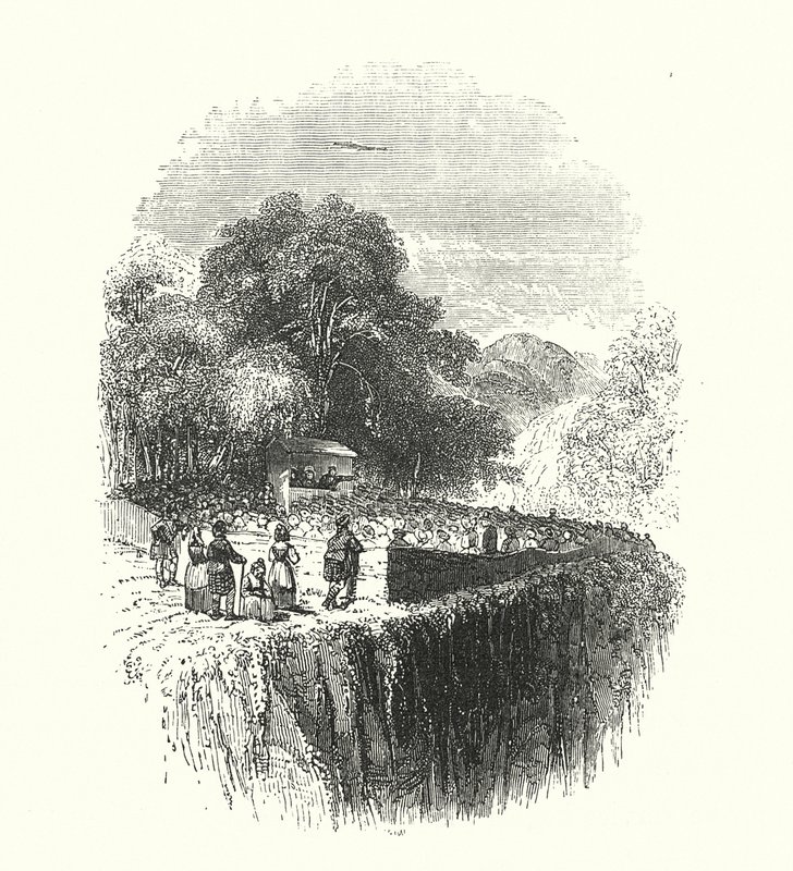 Abendmahlssonntag in Kilmorac von Samuel Williams