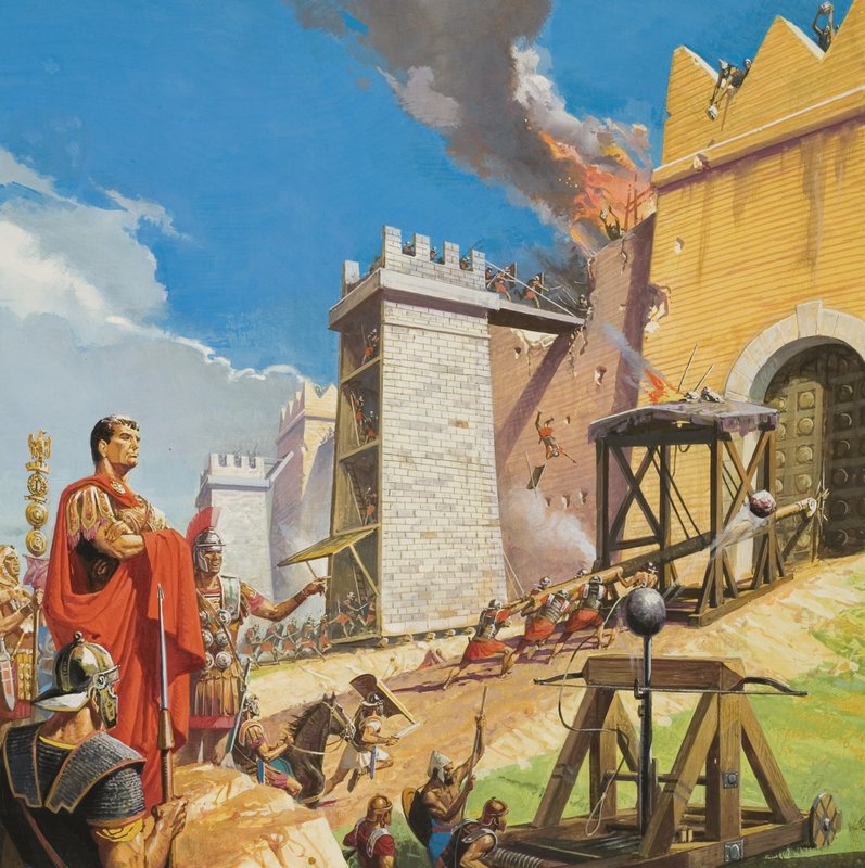 Angriff auf Karthago von Severino Baraldi