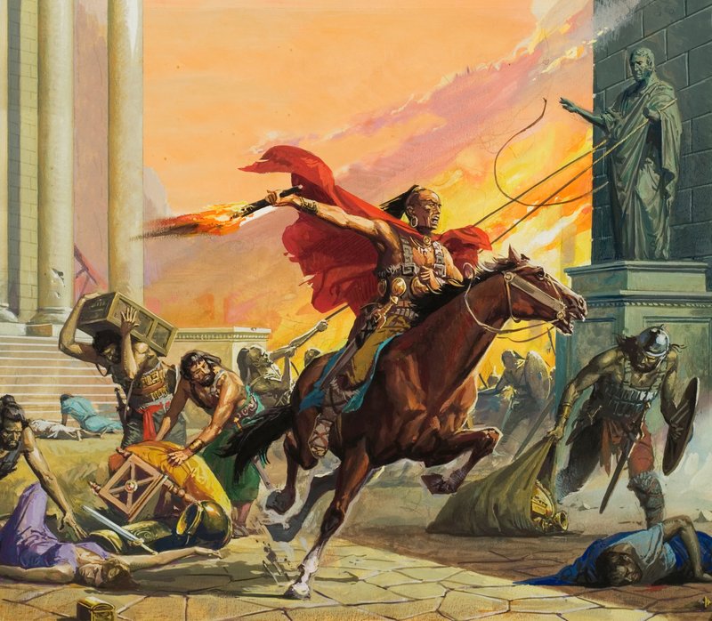 Barbaren am Tor von Severino Baraldi