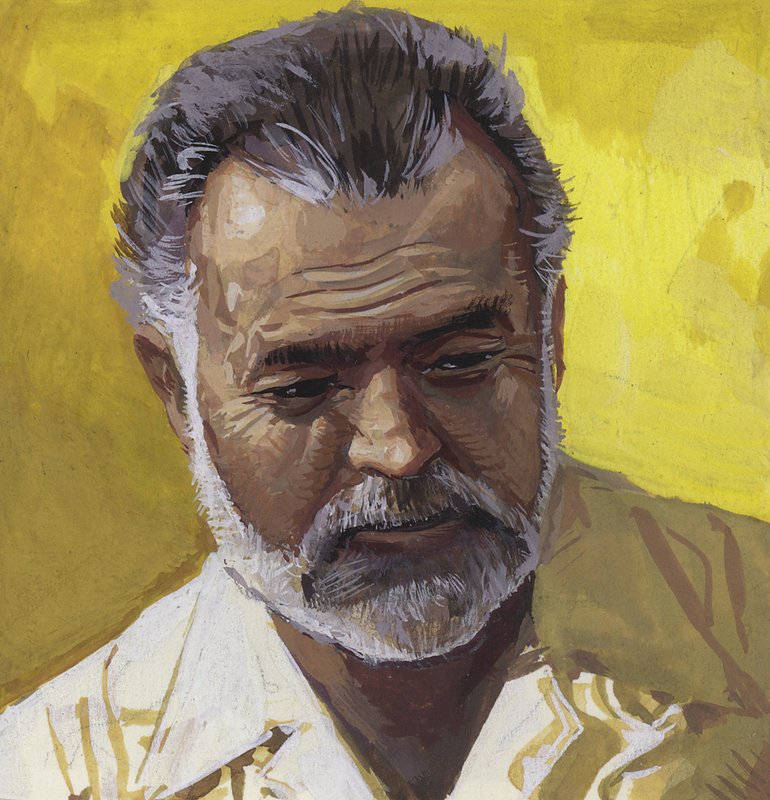 Ernest Hemingway von Severino Baraldi