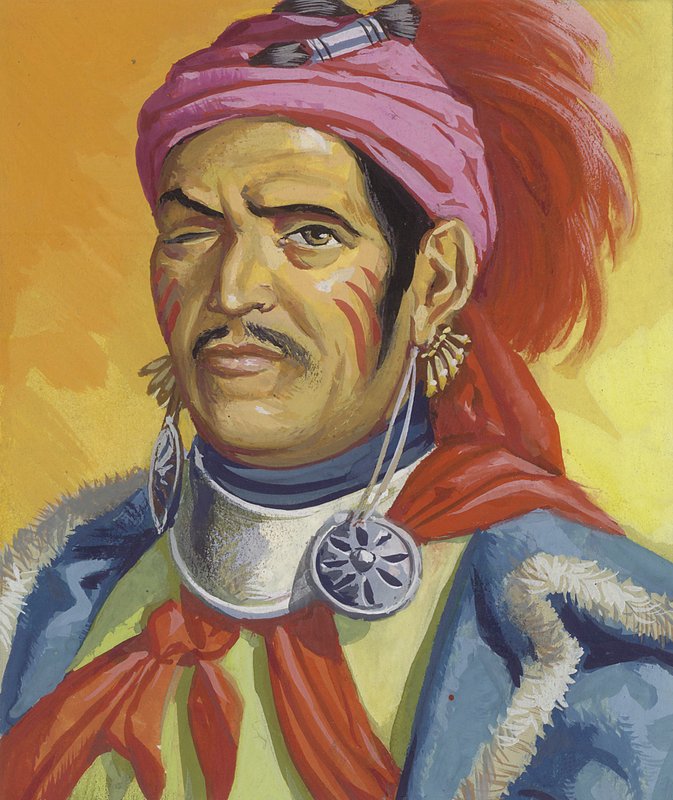 Tecumseh und Tenskwatawa von Severino Baraldi