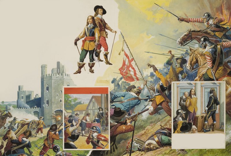 Der Englische Bürgerkrieg von Severino Baraldi