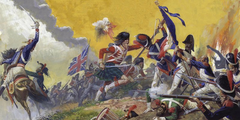 Die Schlacht von Waterloo von Severino Baraldi