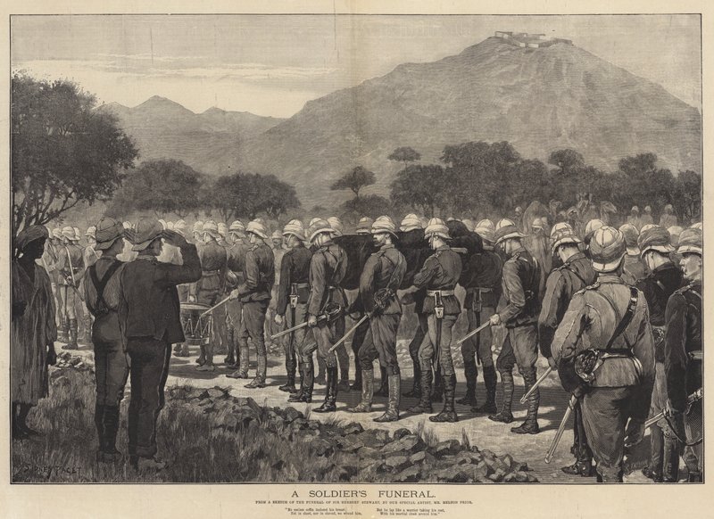 Beerdigung eines Soldaten von Sidney Paget