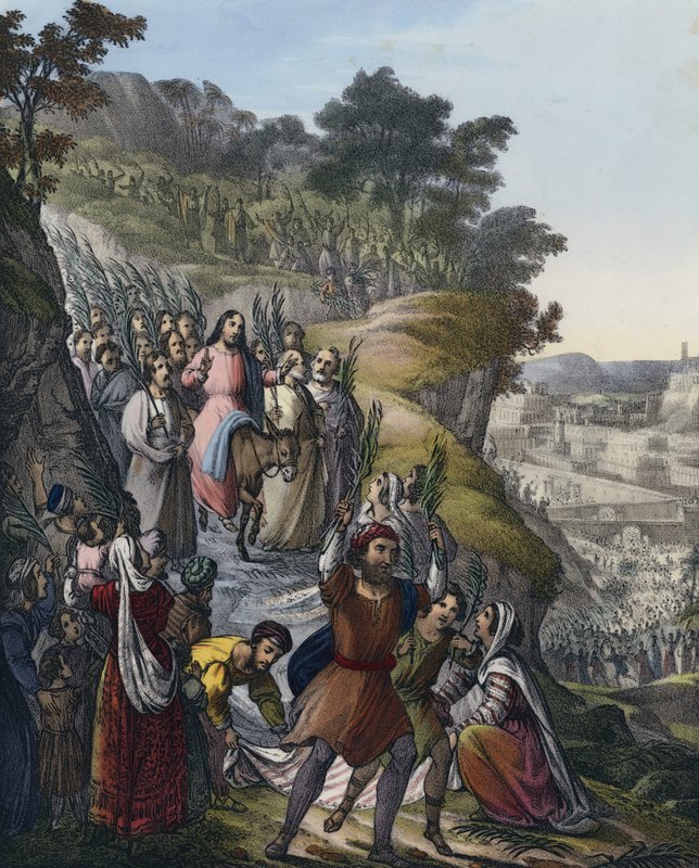 Der triumphale Einzug Christi in Jerusalem von Siegfried Detler Bendixen