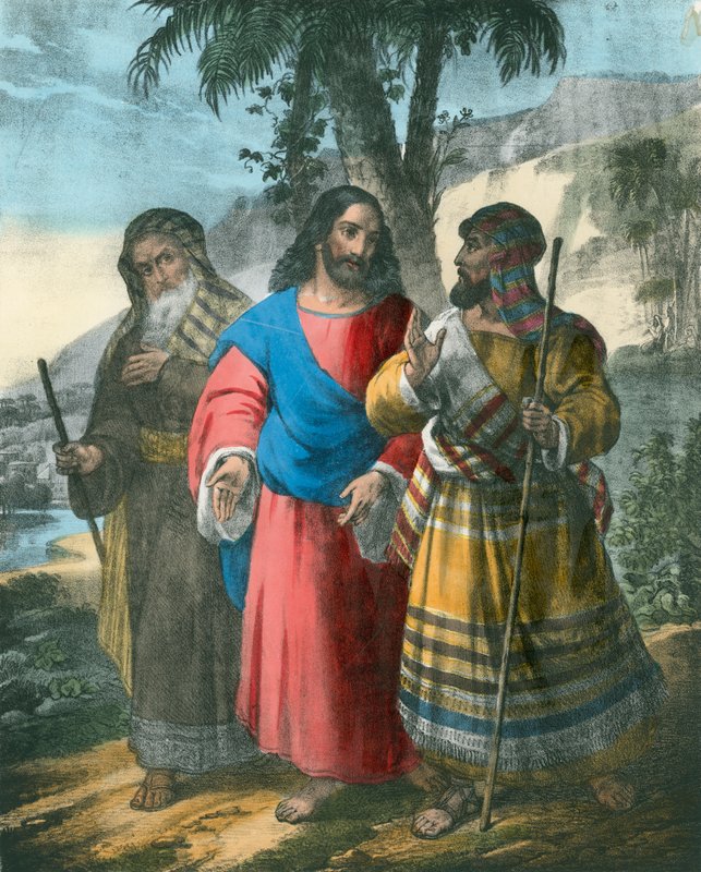 Die Reise nach Emmaus von Siegfried Detler Bendixen