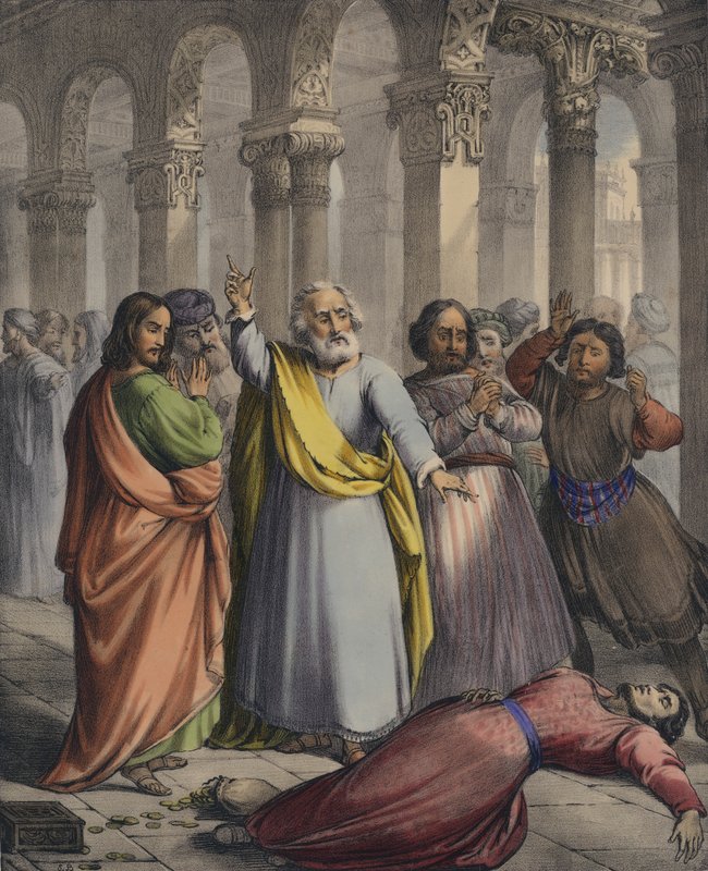 Der Tod des Ananias von Siegfried Detler Bendixen