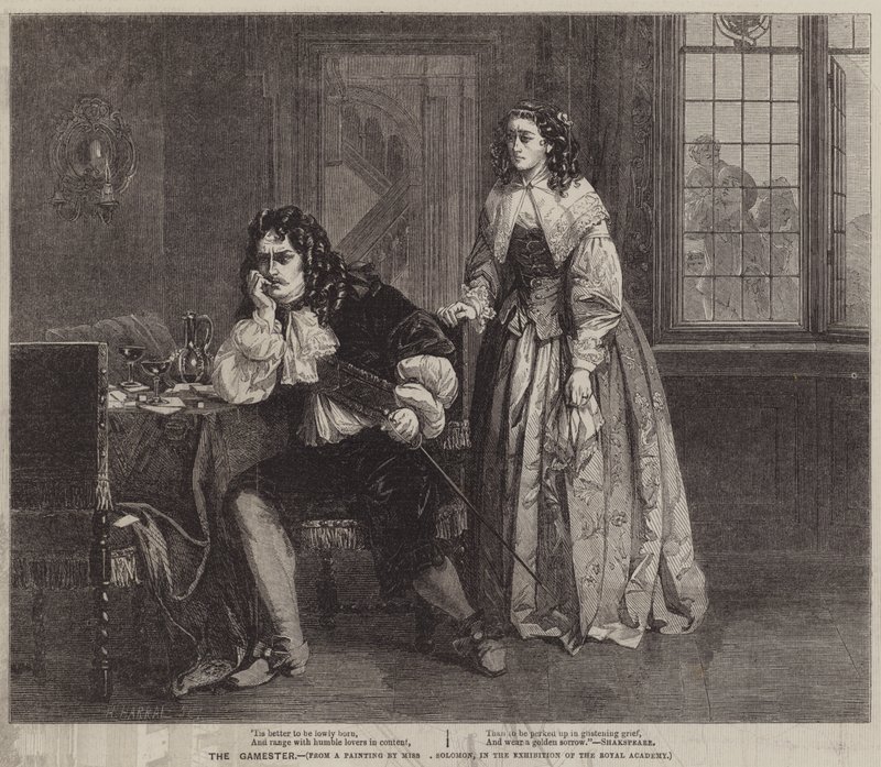 Der Spieler von Solomon Joseph Solomon