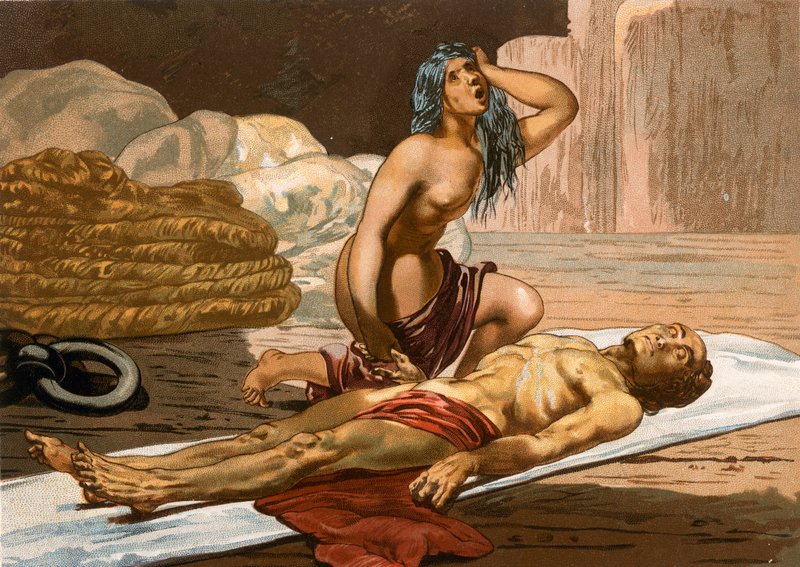 Tod von Häuptling Caonabo in Hispaniola von Spanish School