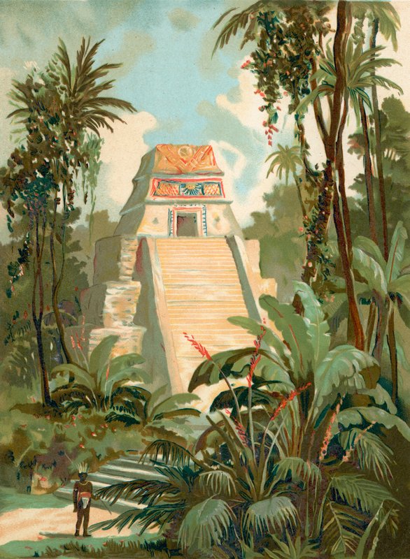Mexikanisches Denkmal von Spanish School