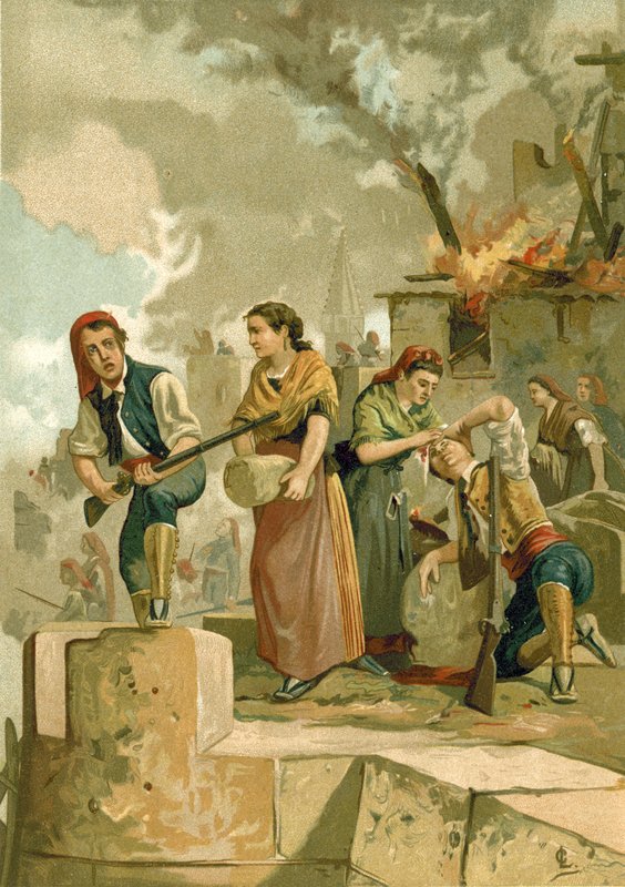 Die Verteidiger von Gerona von Spanish School