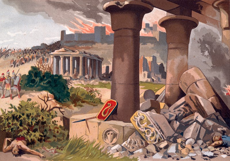 Das heldenhafte Ende von Sagunto von Spanish School
