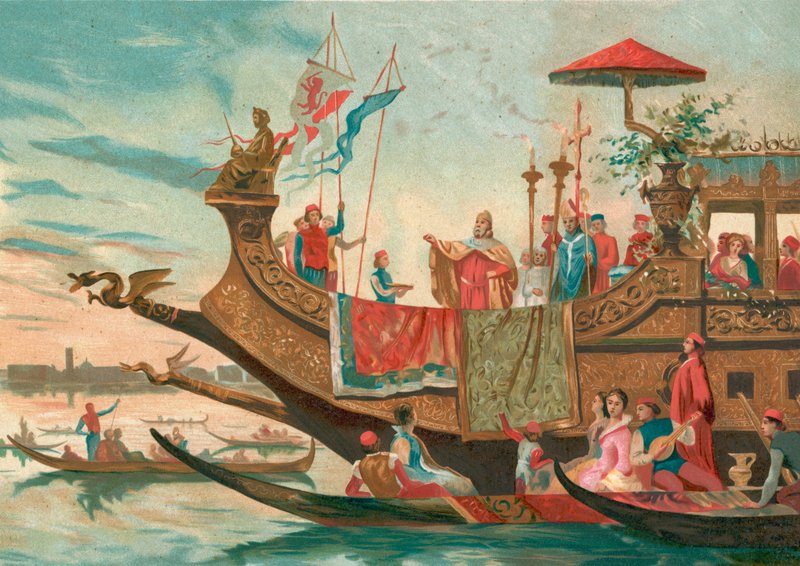 Hochzeit von Venedig und der Adria von Spanish School