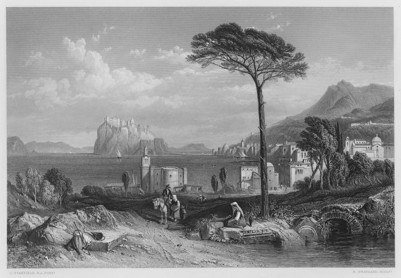 Ischia, aus dem Bild in der königlichen Sammlung von Stanfield