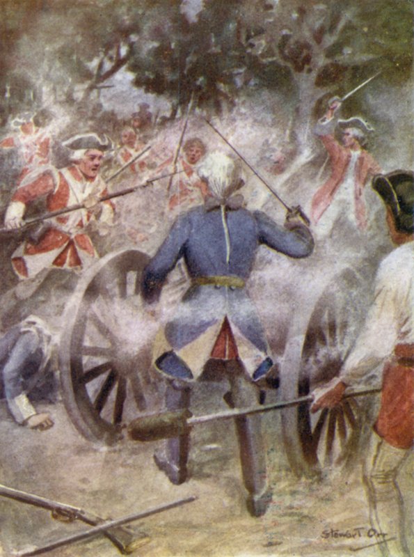 Angriff auf die französischen Kanonen bei Kaveripak von Stewart Orr