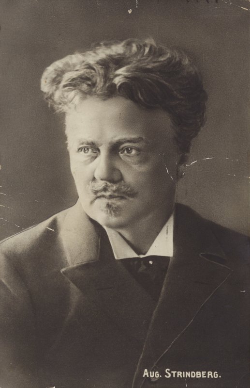 Porträt von August Strindberg von Swedish Photographer