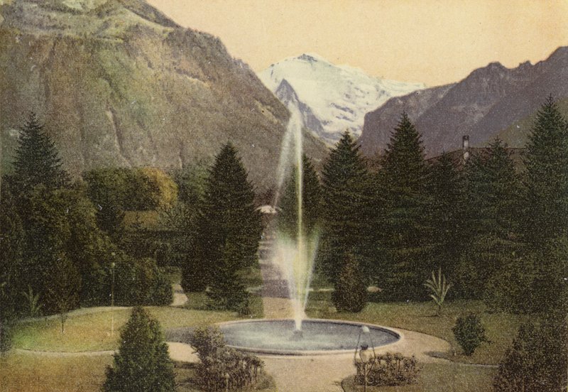 Berner Oberland: Interlaken, Kurgarten von Swiss Photographer