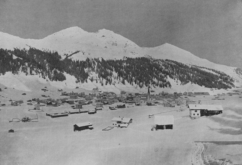 Davos-Platz und das Strelahorn von Swiss Photographer