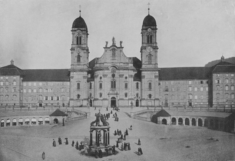 Einsiedeln, Klosterfassade von Swiss Photographer