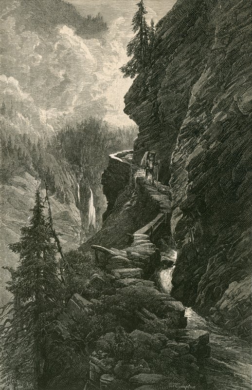 Szene im Rawilpass, bei Ayent von Swiss School