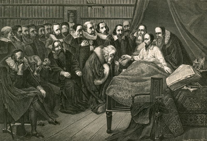 Sterbebett von Calvin von Swiss School
