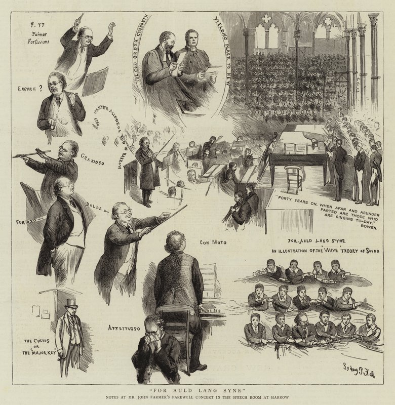 Für Auld Lang Syne von Sydney Prior Hall