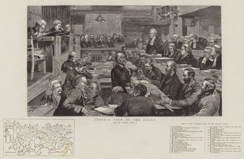 Gesamtansicht des Hofes von Sydney Prior Hall