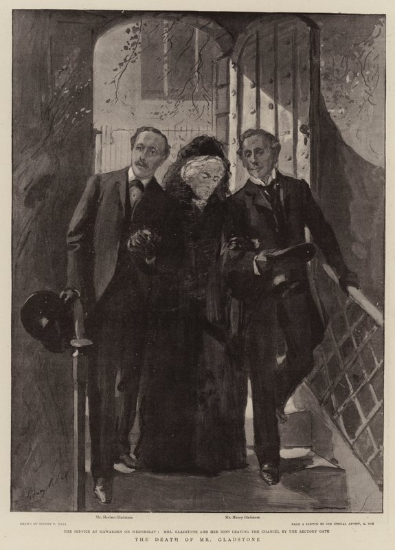 Der Tod von Mr. Gladstone von Sydney Prior Hall