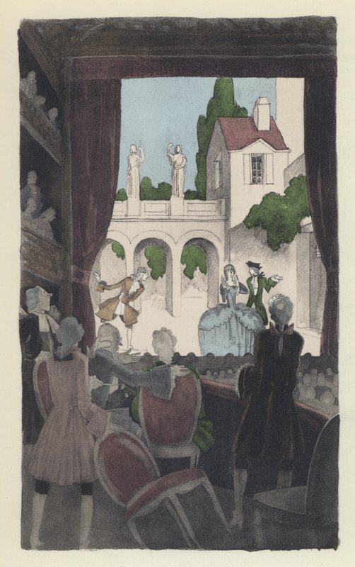 Illustration für Voltaires Candide von Sylvain Sauvage