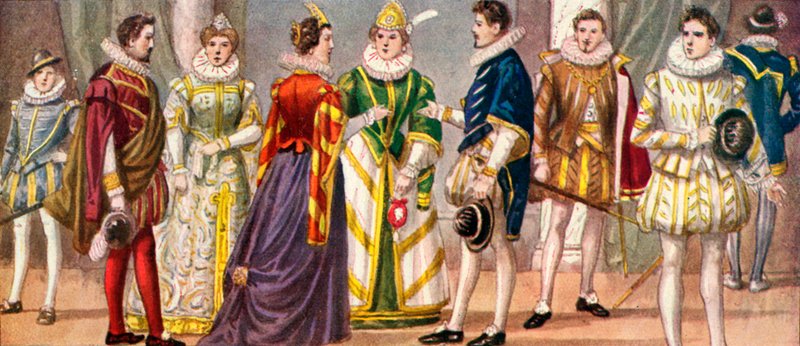 Italienische Kleidung des 16. Jahrhunderts von Tancredi Scarpelli