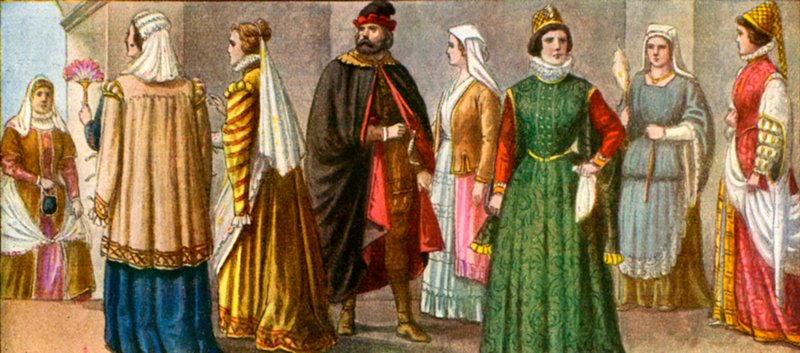 Italienische Kleidung des 16. Jahrhunderts von Tancredi Scarpelli