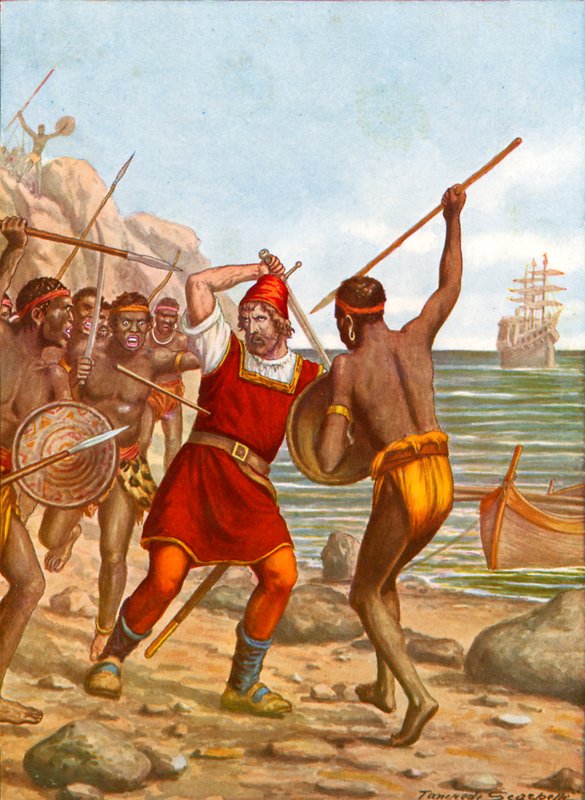 Cadamosto von Negern getötet von Tancredi Scarpelli