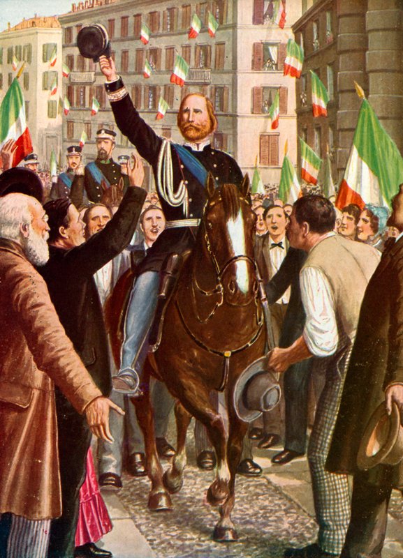 Garibaldis triumphaler Marsch von Tancredi Scarpelli