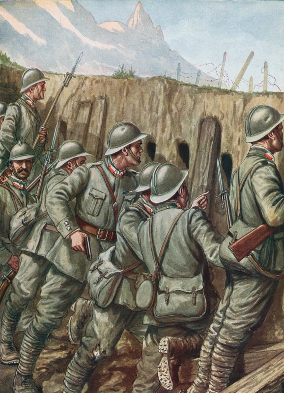 In den Schützengräben von Tancredi Scarpelli