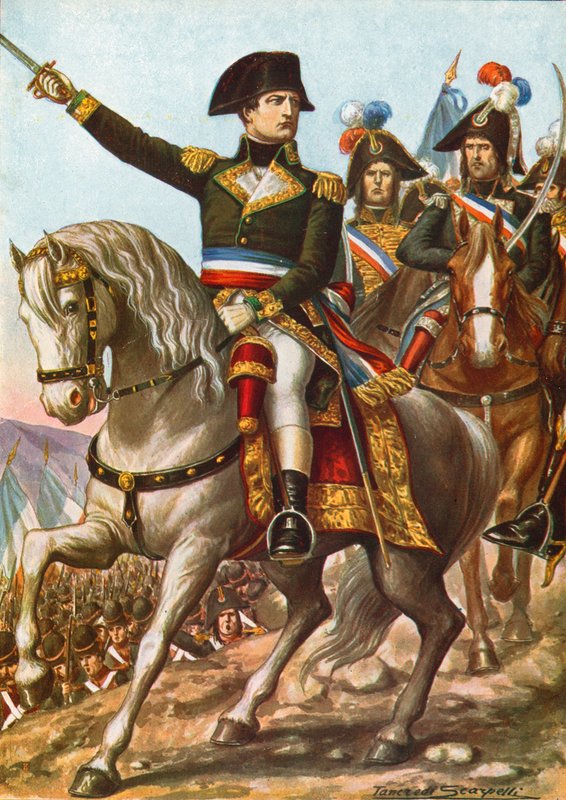 Napoleon im ersten Italienfeldzug, 1796 von Tancredi Scarpelli